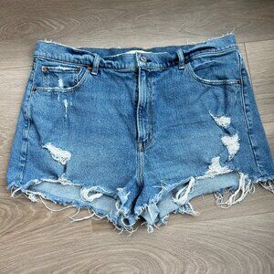 Abercrombie & Fitch High Rise Mom Jean Short 33/16 (2 of 3)